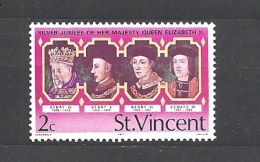 St. Vincent  1977 The 25th Anniversary Of The Regency Of Queen Elizabeth II ** - St.Vincent (...-1979)