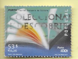 TIMBRES - STAMPS - PORTUGAL - 2001 - PORTO 2001 - CAPITALE EUROPÉENNE DE LA CULTURE - TIMBRE OBLITÉRÉ - Used Stamps