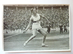 OLYMPIA 1936 - Band II - Bild Nr 54 Gruppe 58 - Gerhard Stöck Au Javelot - Sports
