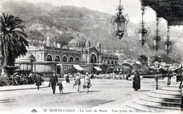 Café De Paris. Vue Prise De L'Entrée Du Casino - Cafés & Restaurants