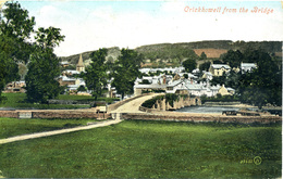 GWENT - CRICKHOWELL FROM THE BRIDGE 1907  Gw117 - Breconshire