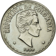 Monnaie, Colombie, 20 Centavos, 1959, TTB+, Copper-nickel, KM:215.1 - Colombie