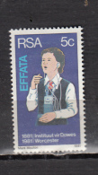 RSA *  YT N° 492 - Neufs