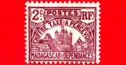 Nuovo - MNH - MADAGASCAR - 1908 - Palazzo Reale Di Antananarivo - Taxe - Segnatasse - 2 - Timbres-taxe