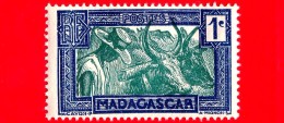 Nuovo - MNH - MADAGASCAR - 1933 - Animali (Fauna) - Bovini  - Zebu - 1 - Ungebraucht