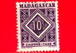 Nuovo - MNH - MADAGASCAR - 1947 - Valori In Cornice - Segnatasse - Chiffre-Taxe - 10 - Strafport