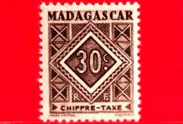 Nuovo - MNH - MADAGASCAR - 1947 - Valori In Cornice - Segnatasse - Chiffre-Taxe - 30 - Portomarken