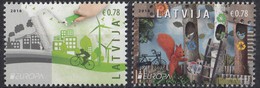 2016 - LETTONIA / LATVIA - EUROPA  CEPT - THINK GREEN. MNH. - 2016