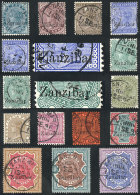 Sc.3/17 (without 8 And 12), 1896/6 13 Values Of The Set Of 15 (missing The Values 3a. Orange And 1r. Gray),... - Autres & Non Classés