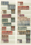 Stockbook With Good Stock Of Old And Modern Stamps (up To 1959), Including Official Stamps, Mostly Used But Also... - Lotti/Collezioni