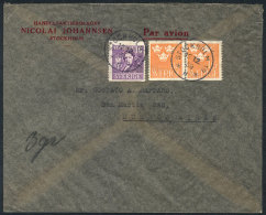 Airmail Cover Sent From Stockholm To Argentina On 12/DE/1939, VF Quality! - Lettres & Documents