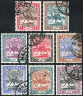 Yvert 9/16, 1898 Complete Set Of 8 Used Values, VF Quality, Catalog Value Euros 50. - Usati