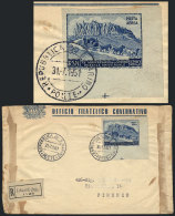 Registered Cover Sent To Firenze On 31/JUL/1951, Franked By Sc.C62b (imperforate), VF Quality! - Altri & Non Classificati