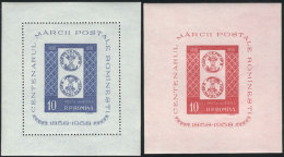 Yvert 41/42, 1958 Stamp Centenary, The Set Of 2 Values, Unmounted, Excellent Quality! - Blokken & Velletjes