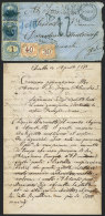 Cover (with Its Original Long Letter Written In Italian) Sent From Chorrillos To Italy On 14/AP/1877, Franked With... - Peru