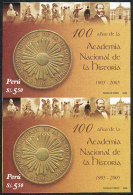 Sc.1492, 2006 National Academy Of History, IMPERFORATE PAIR, Excellent Quality, Rare! - Pérou