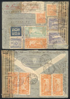 CRASH COVER?: Registered Airmail Cover Sent From Asunción To Germany On 26/JUN/1935 With Nice Postage On... - Paraguay