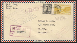 20/MAY/1932 PANAGRA Experimental Flight Cristobal - La Paz, Bolivia (Mü.63), With Special Mark And Arrival... - Panama