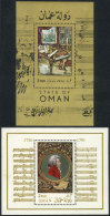 Music: Mozart, 2 Unmounted Souvenir Sheets, Excellent Quality. - Oman