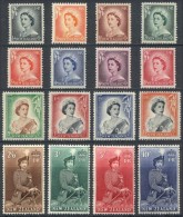 Sc.288/301, 1953/7 Elizabeth, Complete Set Of 16 Values, Mint Lightly Hinged, VF Quality, Catalog Value US$125+ - Altri & Non Classificati