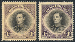 Sc.73, 2 Examples In DIFFERENT COLORS, VF Quality! - Niue