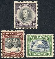 Sc.73/75, 1938 Complete Set Of 3 Unused Values, VF Quality, Catalog Value US$30. - Niue