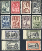 Sc.38/49, 1936 Ship, Port, Cattle, Agriculture Etc., Complete Set Of 12 Values, Mint Lightly Hinged, VF Quality,... - Nigeria (...-1960)