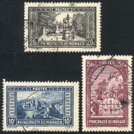 Sc.128/130, 1932/7 5Fr. To 20Fr., The 3 High Values Of The Set, Used, VF Quality, Catalog Value US$230. - Andere & Zonder Classificatie