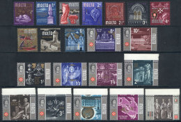 Sc.312/330, 1965/70 Complete Set Of 21 Unmounted Values, Excellent Quality, Catalog Value US$23+ - Malte