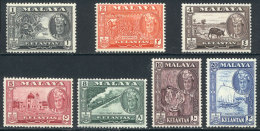 Sc.84/90, 1961/2 Animals, Ships, Trains, And Other Topics, Complete Set Of 7 Unmounted Values, Excellent Quality,... - Kelantan
