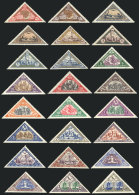 Lot Of Complete Sets, All Mint Full Original Gum With Light Hinge Marks Or Remnants, VF Quality, Scott Catalog... - Lithuania