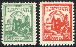 Sc.208/209, 1925 2 Definitive Stamps, VF Quality, Catalog Value US$50 - Litauen