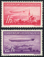 Sc.C15/C16, 1936 Zeppelin, Cmpl. Set Of 2 Values, Mint Lightly Hinged, VF Quality, Catalog Value US$85 - Luftpost