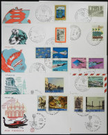 100 First Day Covers (FDC) Of Stamps Issued Between 1973 And 1975, Excellent Quality! - Collections