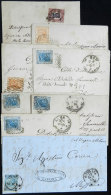 8 Covers Used Between 1865 And 1878, With Varied Cancels And Postages, General Quality Is Fine To Very Fine. - Autres & Non Classés