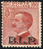 Sc.B15, 1922/3 60c. With Black B.L.P. Overprint, Mint Full Original Gum, Light Hinge Mark, With Guarantee Mark Of... - Timbres Pour Envel. Publicitaires (BLP)