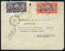 Registered Cover Sent From Port-Au-Prince To Buenos Aires On 13/MAY/1936 Franked With 35c., With A Number Of... - Haïti