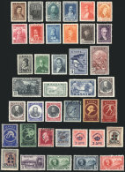 Lot Of Stamps And Complete Sets, Almost All Mint Lightly Hinged (one Used, And One Without Gum), General Quality Is... - Collections