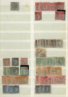 Stockbook With Large Number Of Stamps (from Very Old To Circa 1960s), Almost All Used And In General Of Fine To VF... - Collezioni