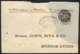 15/NOV/1886 LIVERPOOL - ARGENTINA: Cover Franked By Sc.103, With Double Circle Datestamp With Number "166", And... - Other & Unclassified