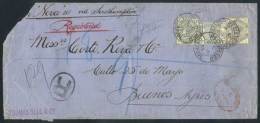 8/JUN/1885 LIVERPOOL - ARGENTINA: Registered Cover Franked By Sc.103 + 105 + 107, With Buenos Aires Arrival... - Otros & Sin Clasificación