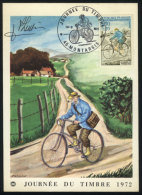 Maximum Card Of MAR/1972: Bicycle, With Special Pmk, VF Quality - Other & Unclassified