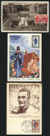 3 Maximum Cards Of 1948/74, Different Topics: UNO, Louis Foucher, Stamp Day, Fine General Quality - Other & Unclassified