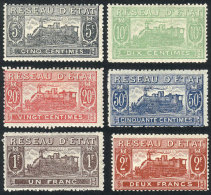 Year 1901, Locomotive, Cmpl. Set Of 6 Unissued Values, Mint Lightly Hinged, VF Quality - Sonstige & Ohne Zuordnung