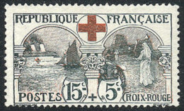 Yv.156, 1918 Red Cross, Mint Without Gum, VF Quality, Catalog Value Euros 140, Low Start! - Altri & Non Classificati