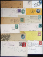 13 Old Covers, Some Very Interesting, Good Opportunity! - Storia Postale