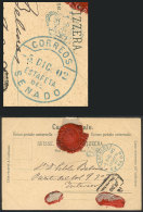 Postcard Sent Without Postage On 5/DE/1902, With Wax Seal Of The Senate And Cancel Of The PO Office Of The Senate,... - Other & Unclassified