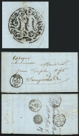 7 Letters Or Folded Covers Posted Between 1853 And 1857, Most From France To BURGOS And ZARAGOZA, All With... - Other & Unclassified