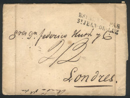 Entire Letter Sent From Madrid To London On 9/JUL/1834, Very Nice! - ...-1850 Prephilately