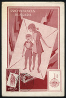 Maximum Card Of JA/1957: Pro-Infancia, Hungarian Children, VF Quality - Maximum Cards
